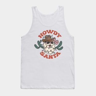 Howdy santa Tank Top